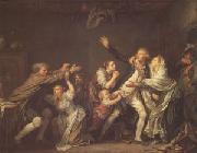 Jean Baptiste Greuze The Paternal Curse or and Ungrateful Son (mk05) oil on canvas